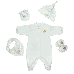 Сет от  5 части, For Babies™ - " Шарено Охлювче " / Лимитирана Серия